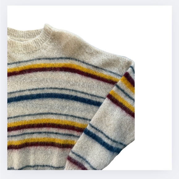 Isabel Marant Étoile “Drussel” Striped Mohair-Wool Sweater - Picture 6 of 6